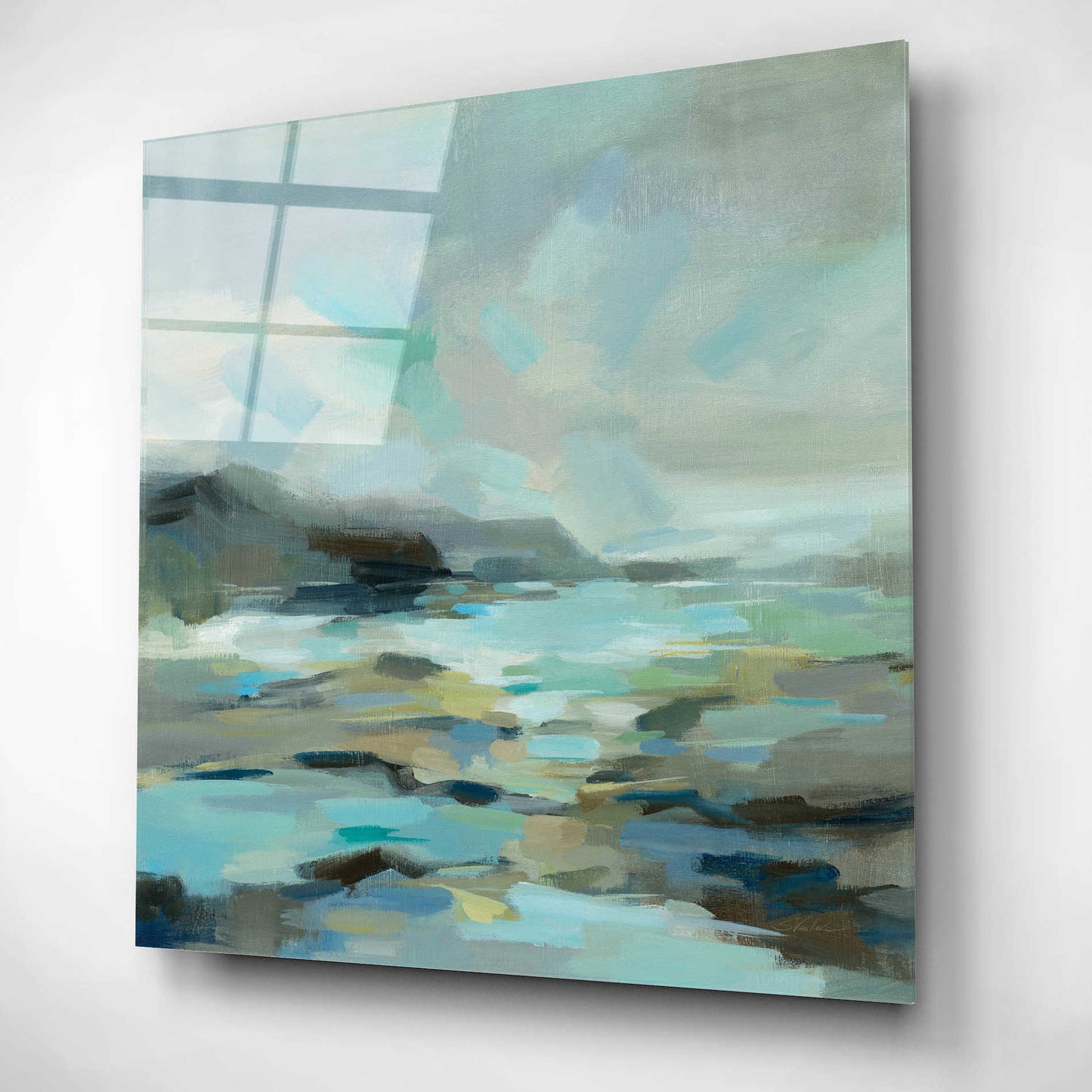 Epic Art 'Blue Lagoon' by Silvia Vassileva, Acrylic Glass Wall Art,12x12