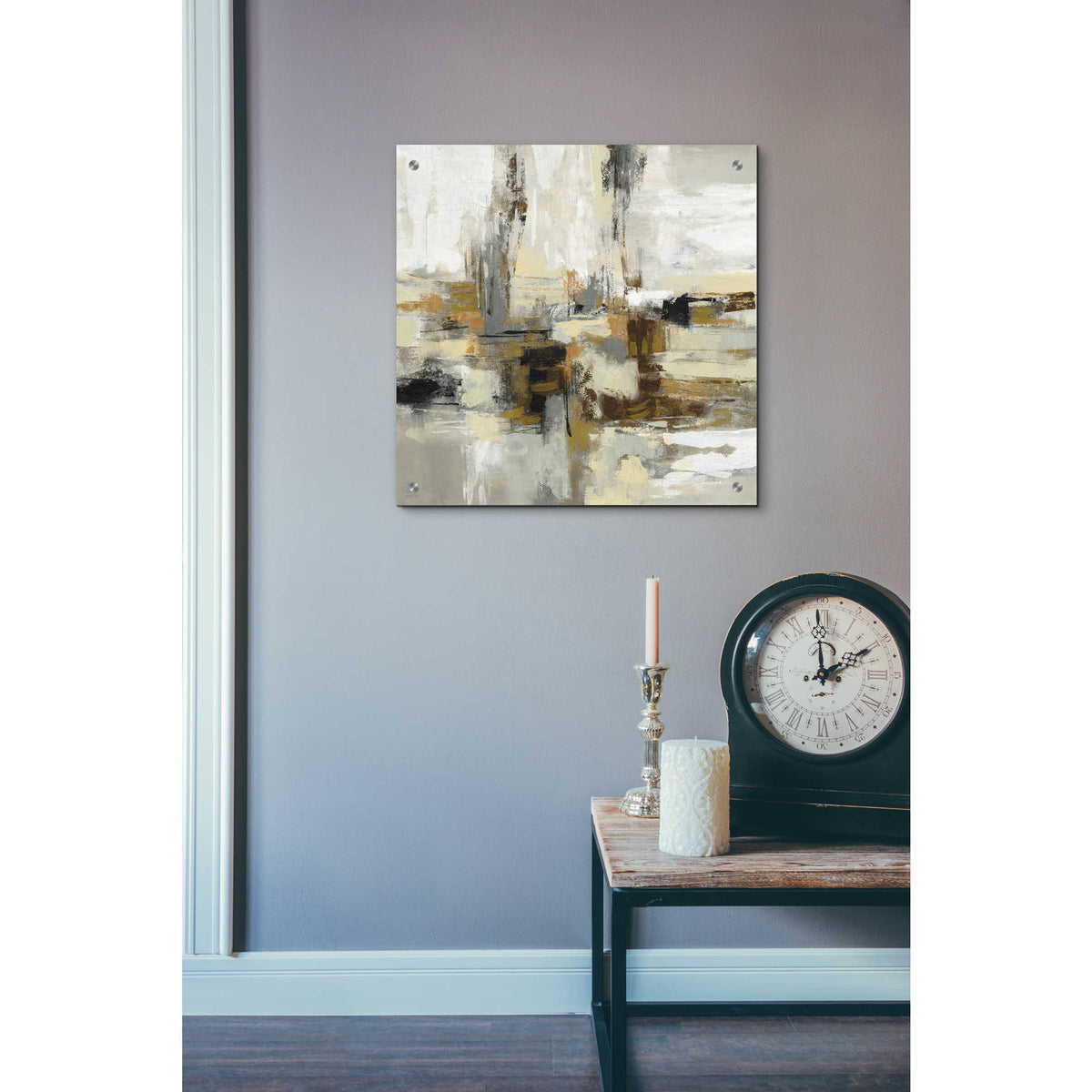 Epic Art 'Lava and Steam' by Silvia Vassileva, Acrylic Glass Wall Art,24x24