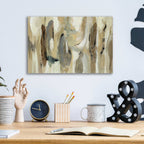 Epic Art 'Fluidity Neutral' by Silvia Vassileva, Acrylic Glass Wall Art,16x12