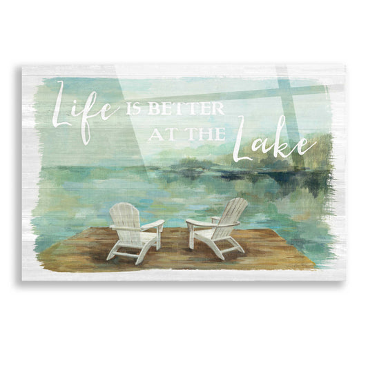 Epic Art 'Lakeside Retreat I' by Silvia Vassileva, Acrylic Glass Wall Art