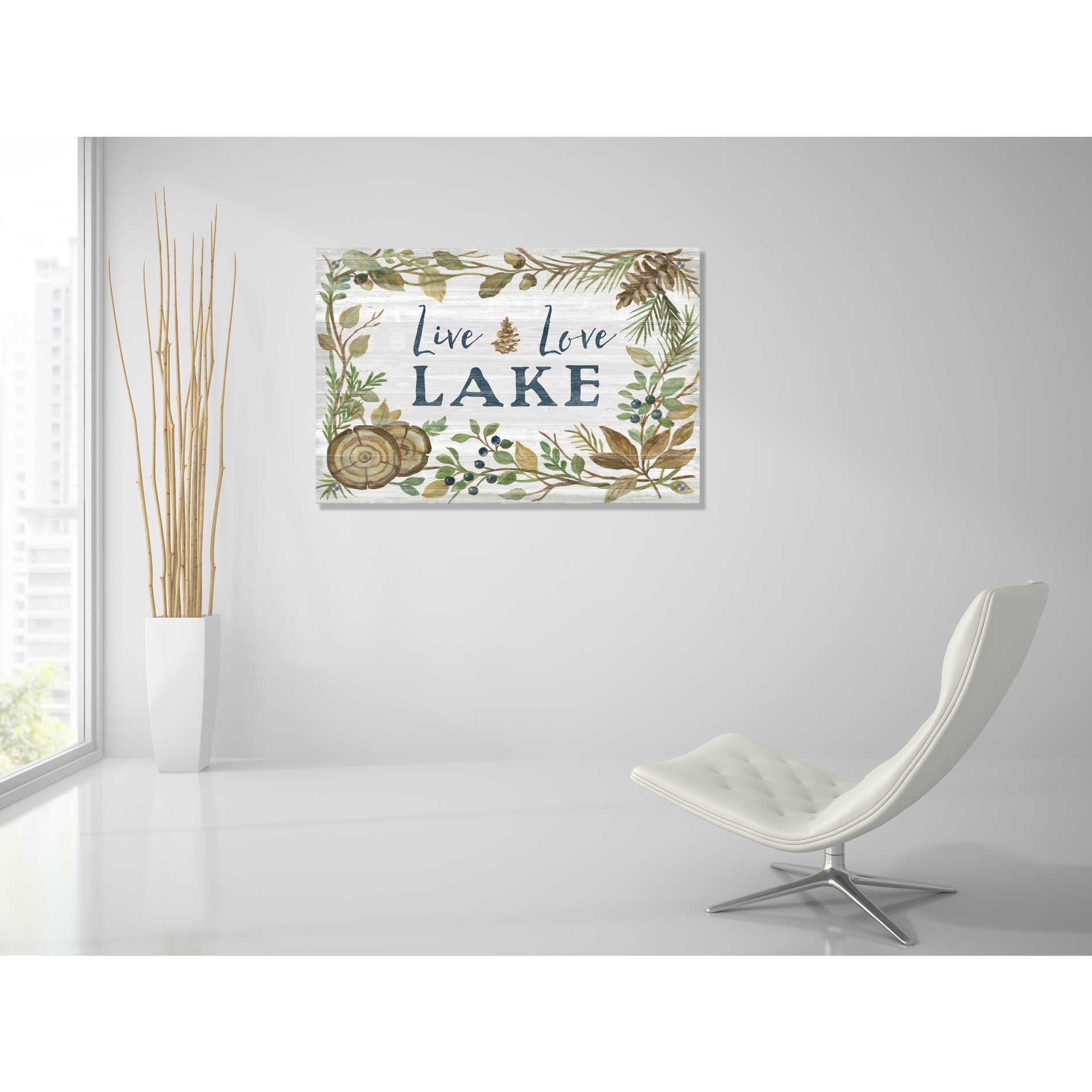 Epic Art 'Lakeside Retreat III' by Silvia Vassileva, Acrylic Glass Wall Art,36x24