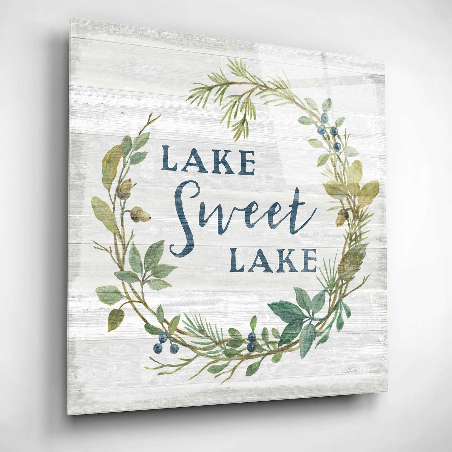 Epic Art 'Lakeside Retreat V' by Silvia Vassileva, Acrylic Glass Wall Art,12x12