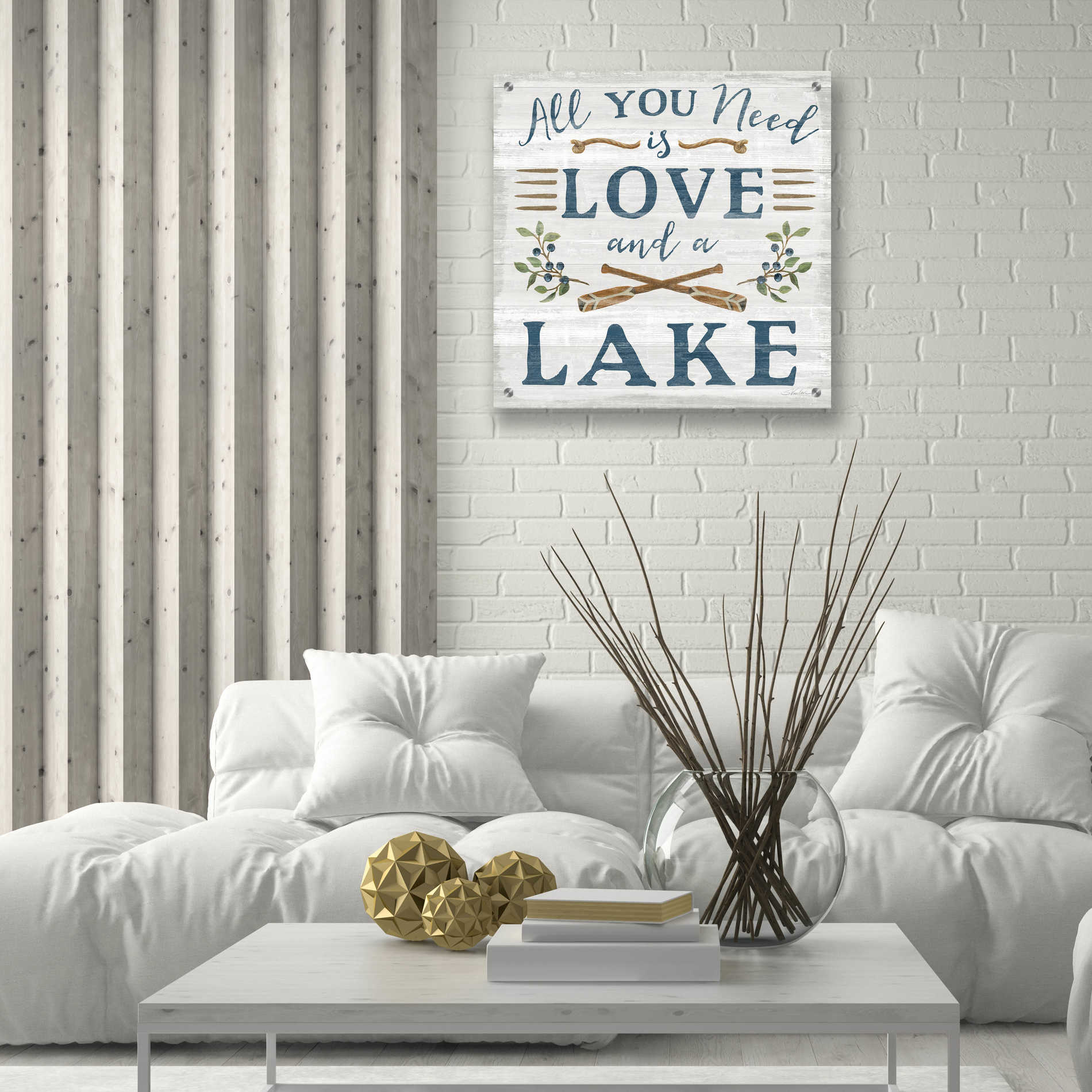 Epic Art 'Lakeside Retreat VI' by Silvia Vassileva, Acrylic Glass Wall Art,24x24