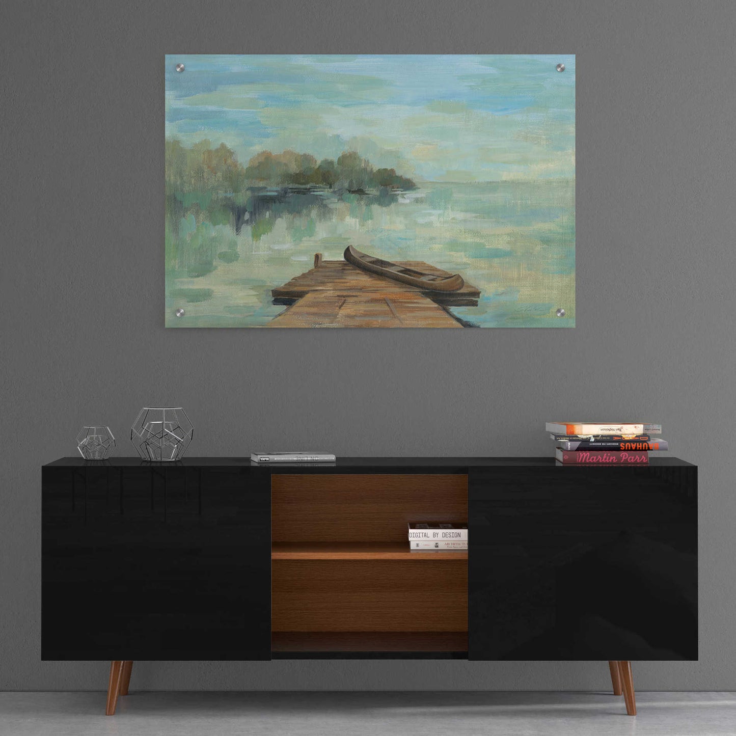 Epic Art 'Lakeside Retreat II no Wood' by Silvia Vassileva, Acrylic Glass Wall Art,36x24