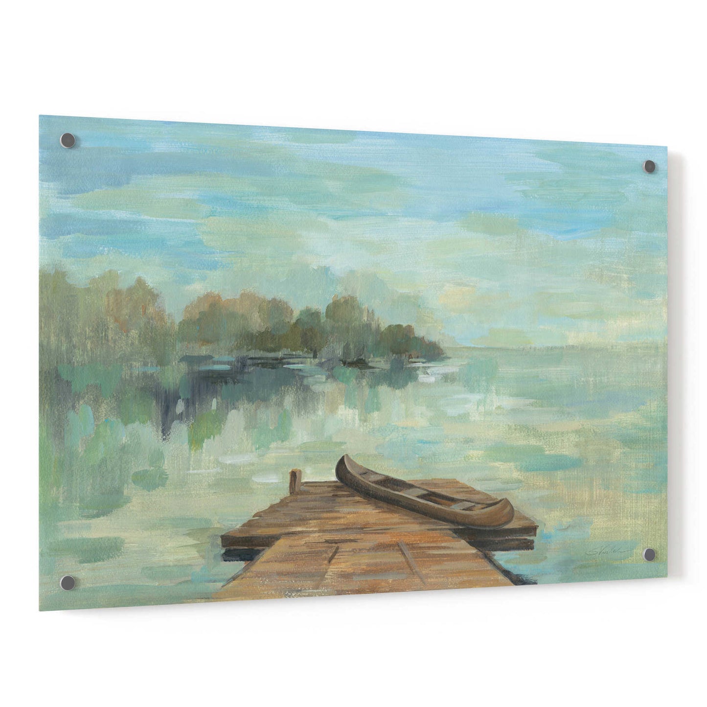 Epic Art 'Lakeside Retreat II no Wood' by Silvia Vassileva, Acrylic Glass Wall Art,36x24