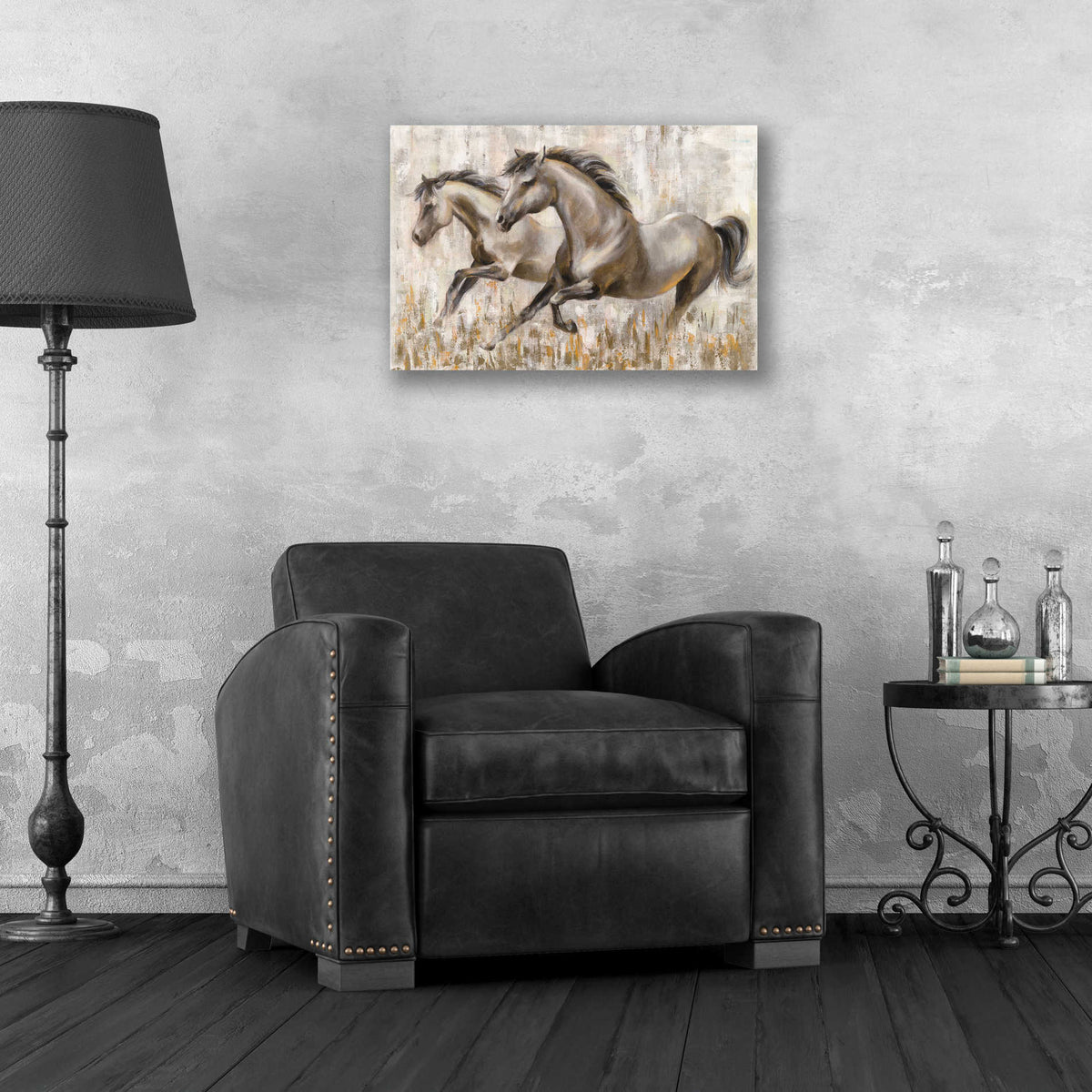 Epic Art 'Running Horses' by Silvia Vassileva, Acrylic Glass Wall Art,24x16