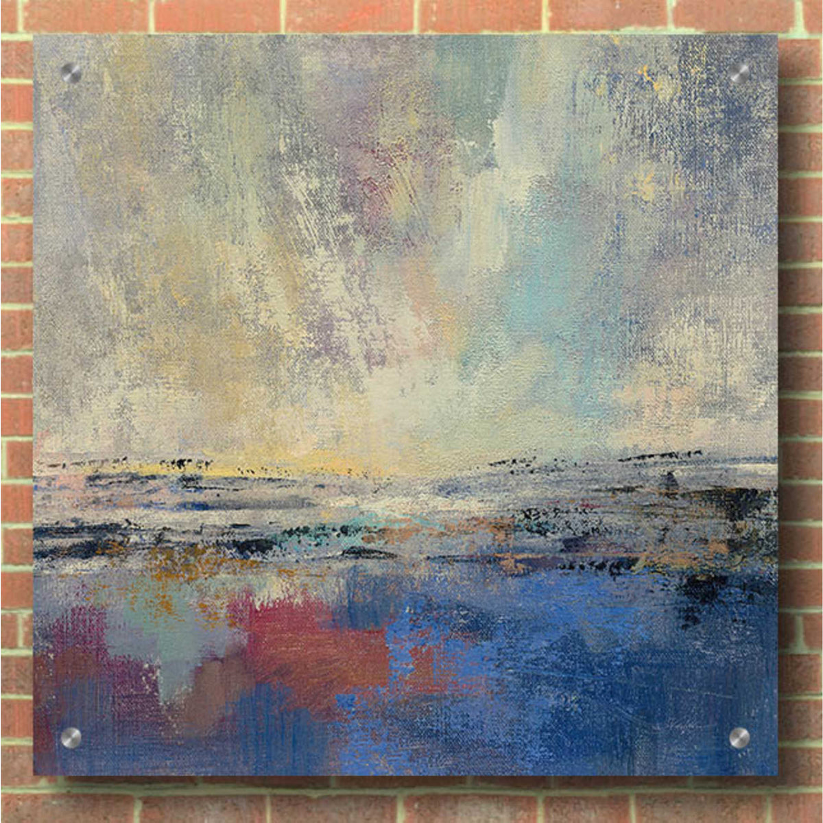 Epic Art 'Coastal View I' by Silvia Vassileva, Acrylic Glass Wall Art,36x36