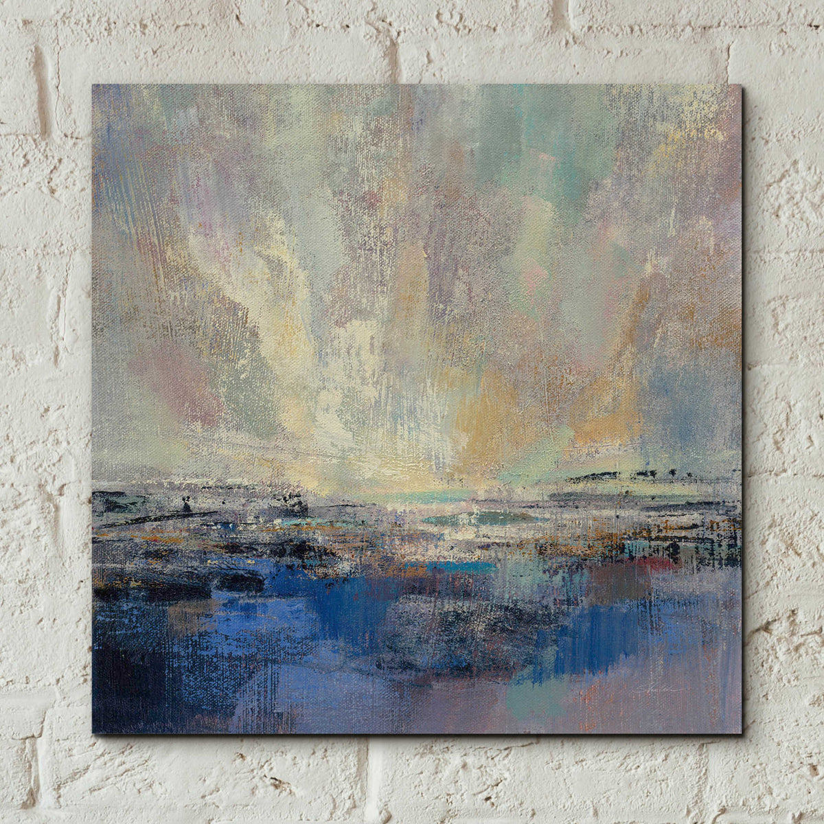 Epic Art 'Coastal View II' by Silvia Vassileva, Acrylic Glass Wall Art,12x12