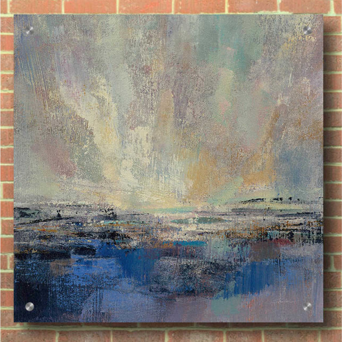 Epic Art 'Coastal View II' by Silvia Vassileva, Acrylic Glass Wall Art,36x36