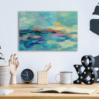 Epic Art 'Summer Seaside' by Silvia Vassileva, Acrylic Glass Wall Art,16x12