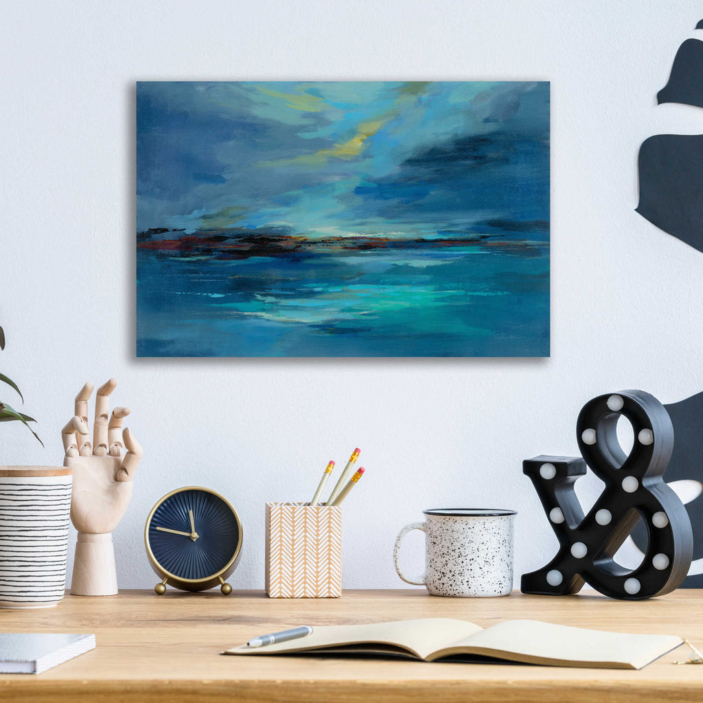 Epic Art 'Early Morning Sea' by Silvia Vassileva, Acrylic Glass Wall Art,16x12