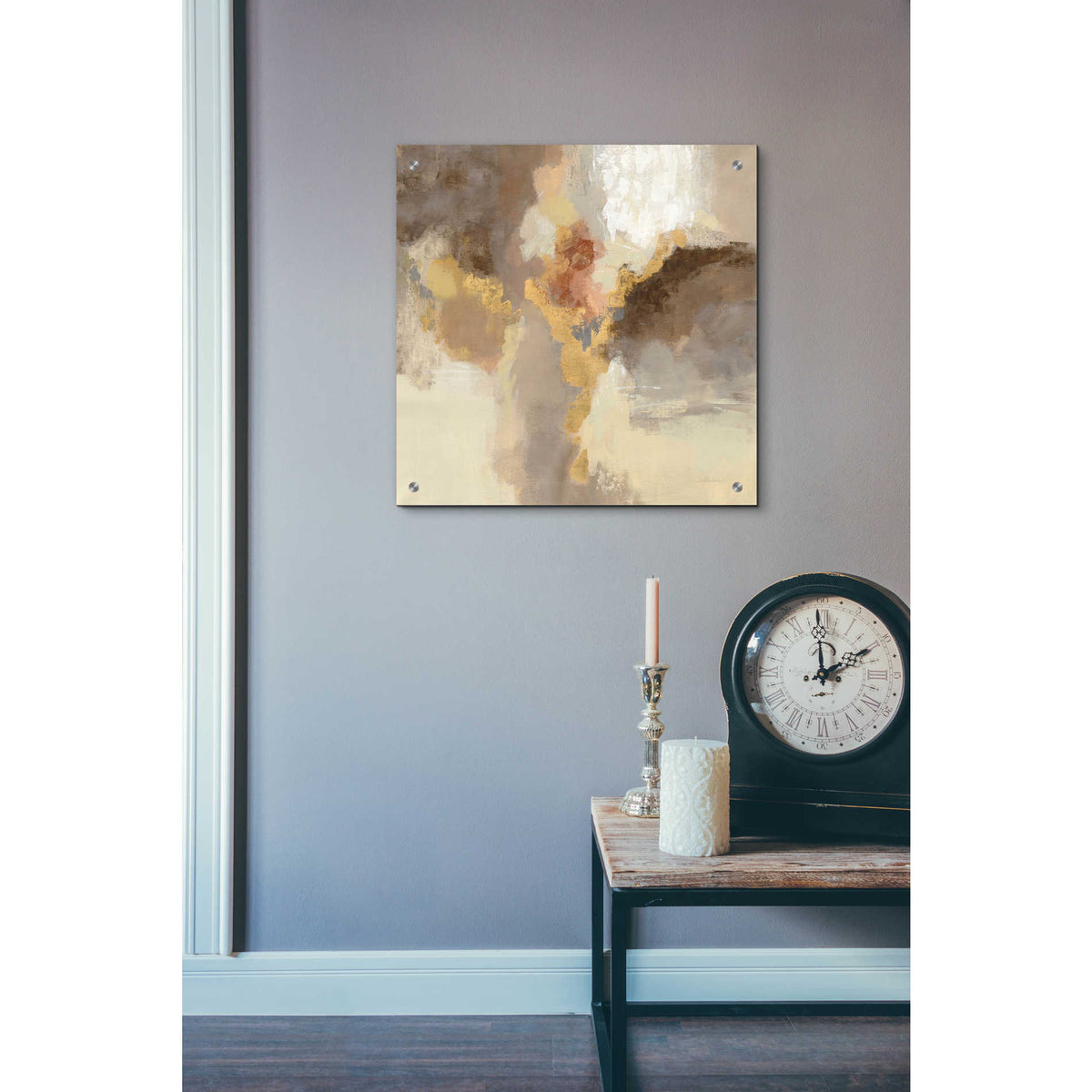 Epic Art 'Sparkle Abstract I' by Silvia Vassileva, Acrylic Glass Wall Art,24x24