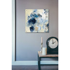 Epic Art 'Indigo Monotype' by Silvia Vassileva, Acrylic Glass Wall Art,24x24