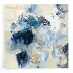 Epic Art 'Indigo Monotype' by Silvia Vassileva, Acrylic Glass Wall Art