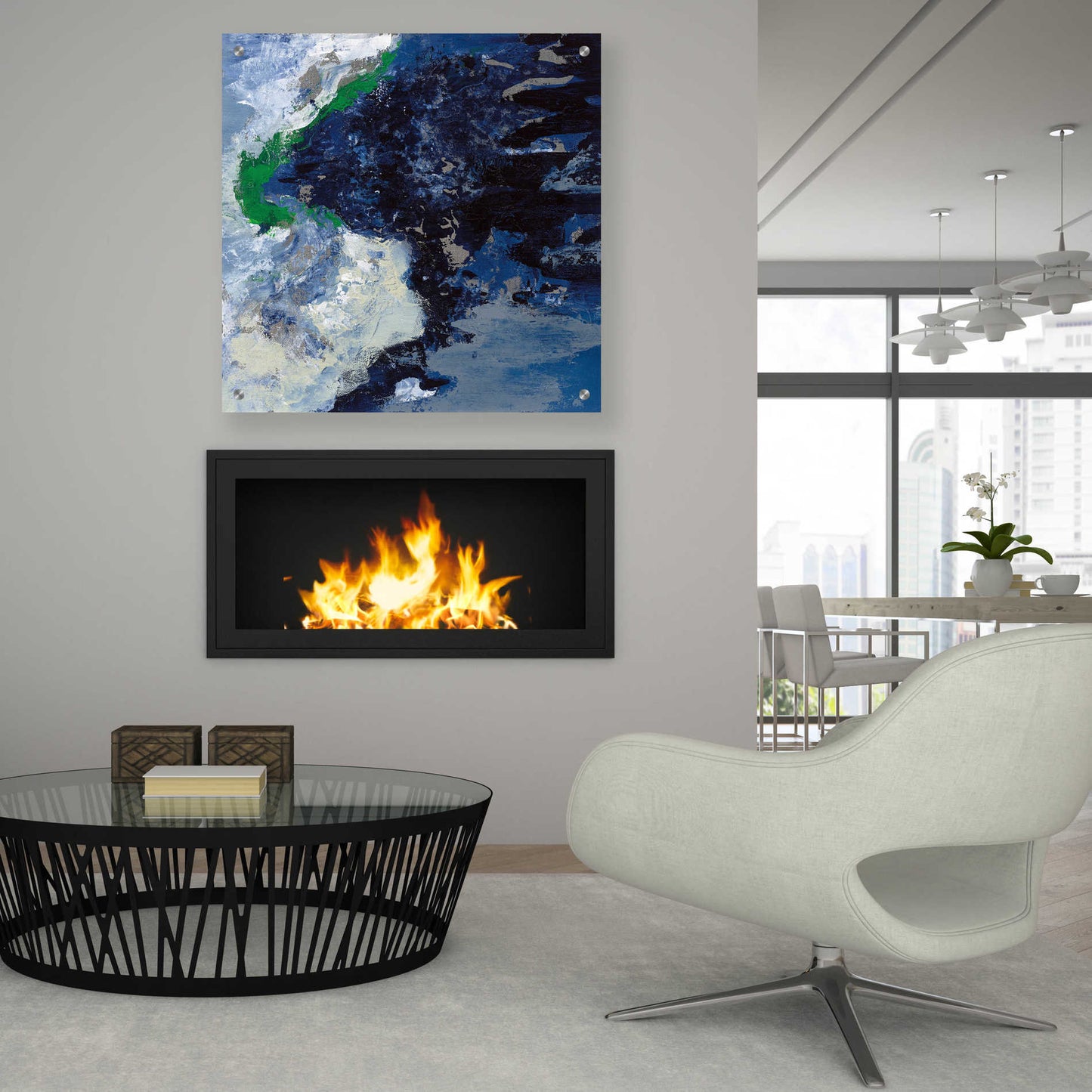 Epic Art 'Northern Coast I' by Silvia Vassileva, Acrylic Glass Wall Art,36x36