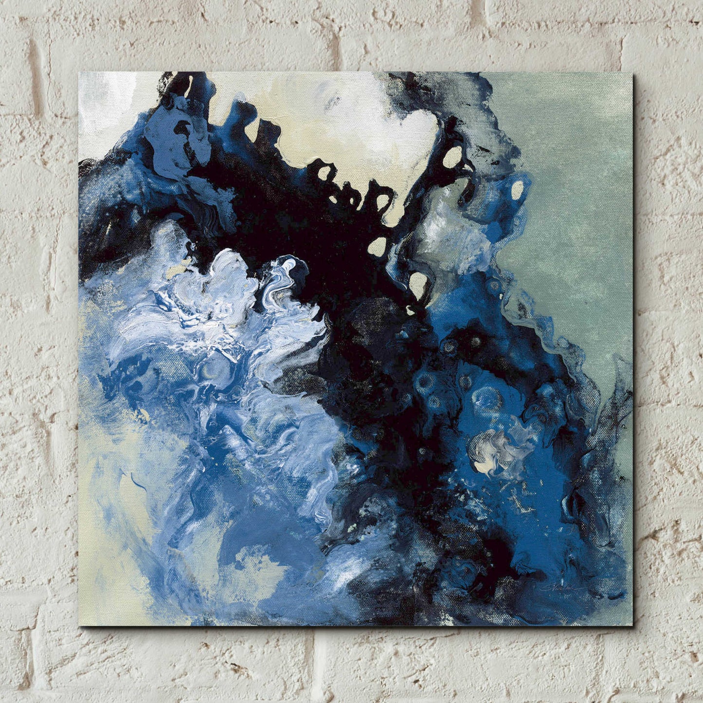 Epic Art 'Roaring Waves I' by Silvia Vassileva, Acrylic Glass Wall Art,12x12