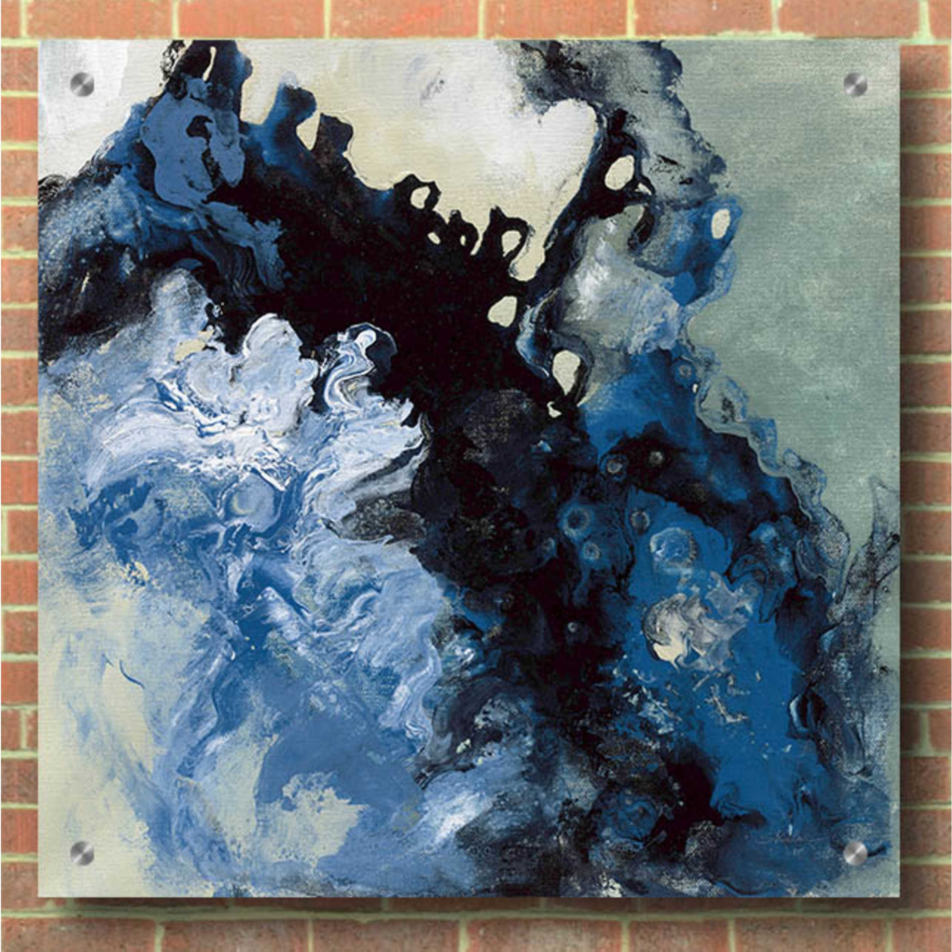 Epic Art 'Roaring Waves I' by Silvia Vassileva, Acrylic Glass Wall Art,36x36