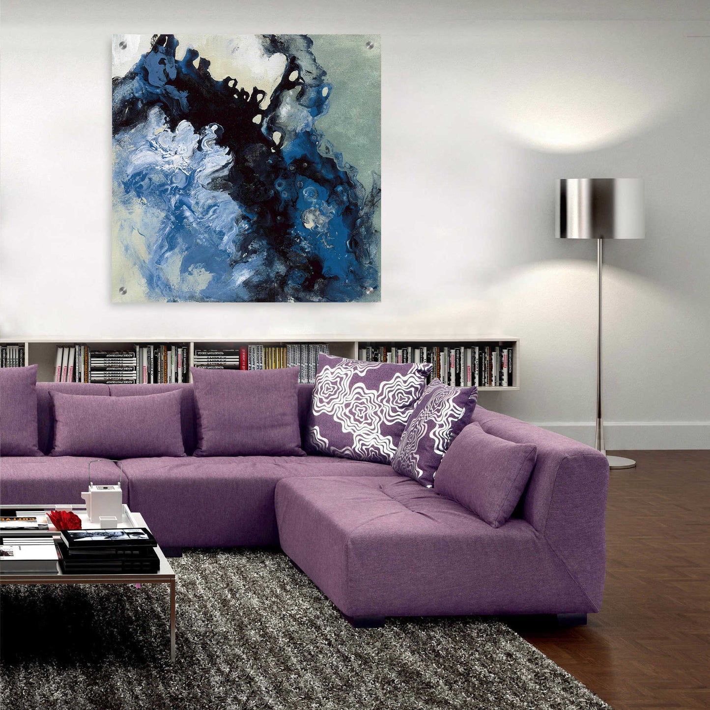 Epic Art 'Roaring Waves I' by Silvia Vassileva, Acrylic Glass Wall Art,36x36