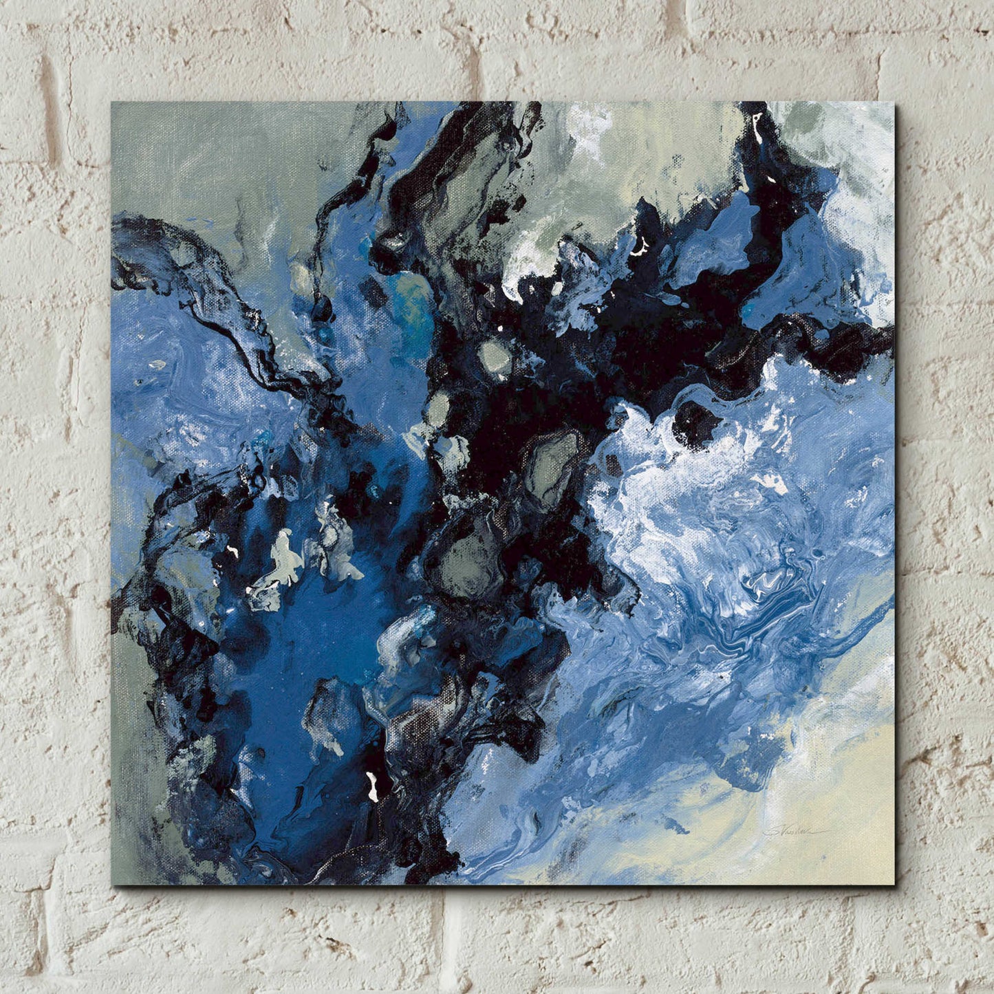 Epic Art 'Roaring Waves II' by Silvia Vassileva, Acrylic Glass Wall Art,12x12