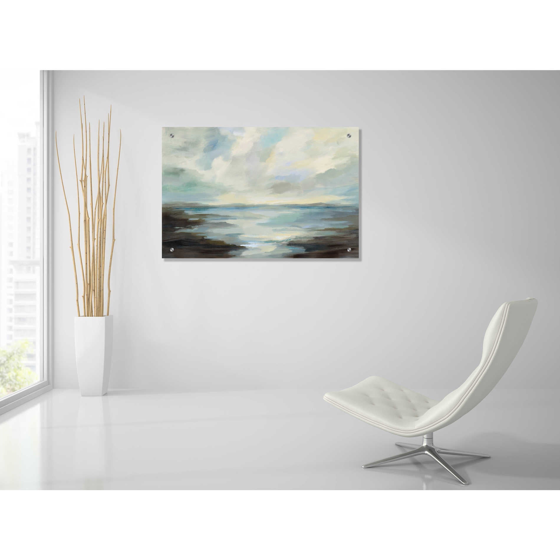 Epic Art 'Northern Lagoon' by Silvia Vassileva, Acrylic Glass Wall Art,36x24