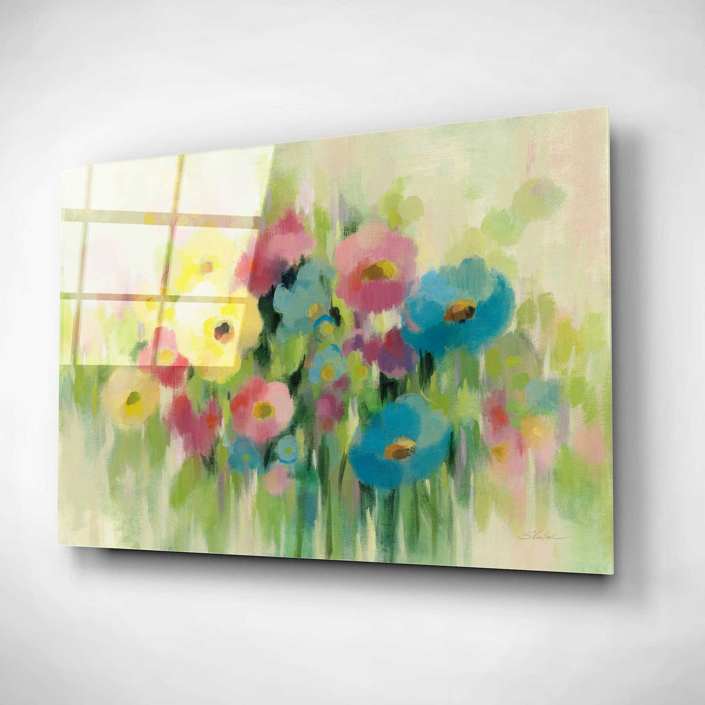 Epic Art 'First Spring Flowers' by Silvia Vassileva, Acrylic Glass Wall Art,16x12