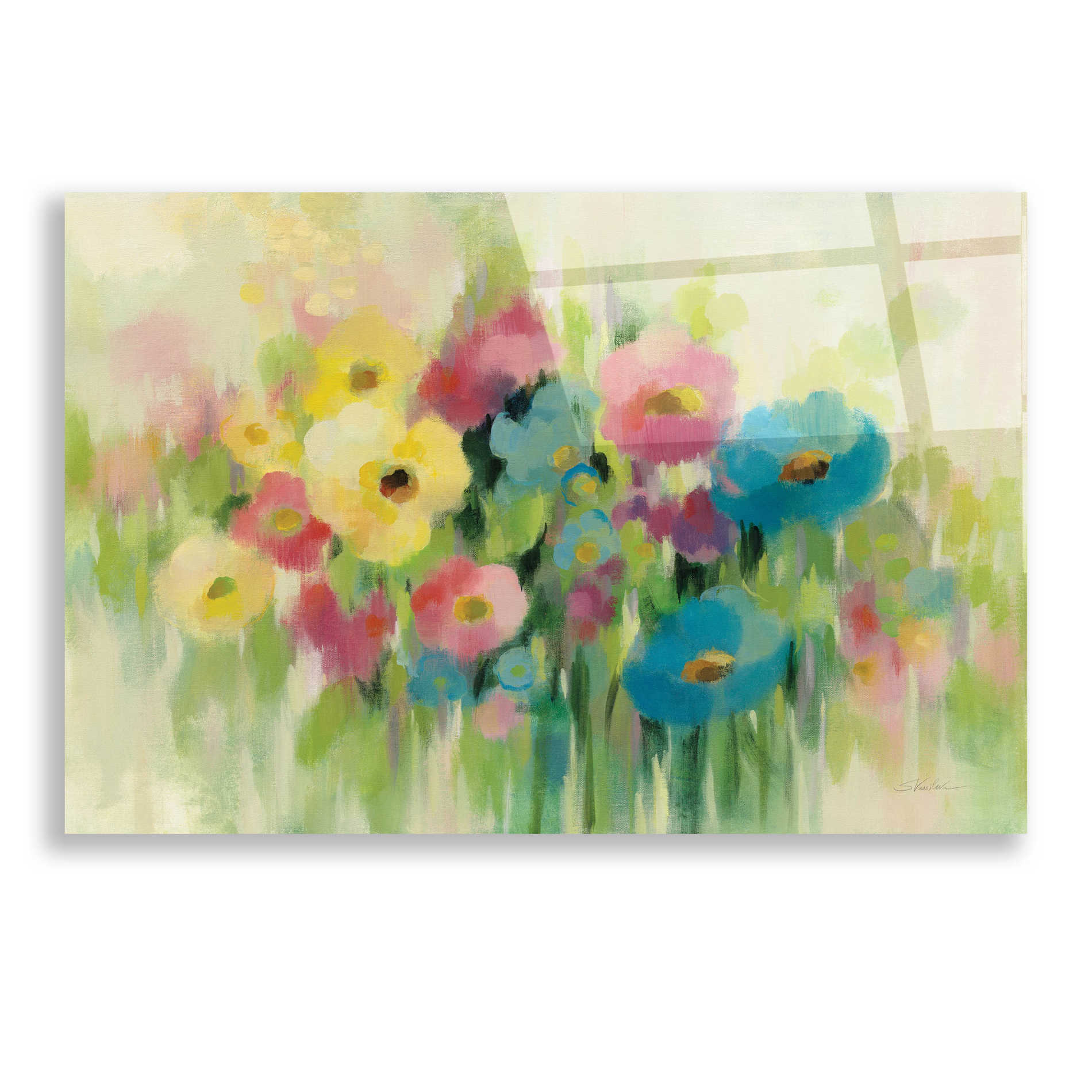 Epic Art 'First Spring Flowers' by Silvia Vassileva, Acrylic Glass Wall Art,24x16