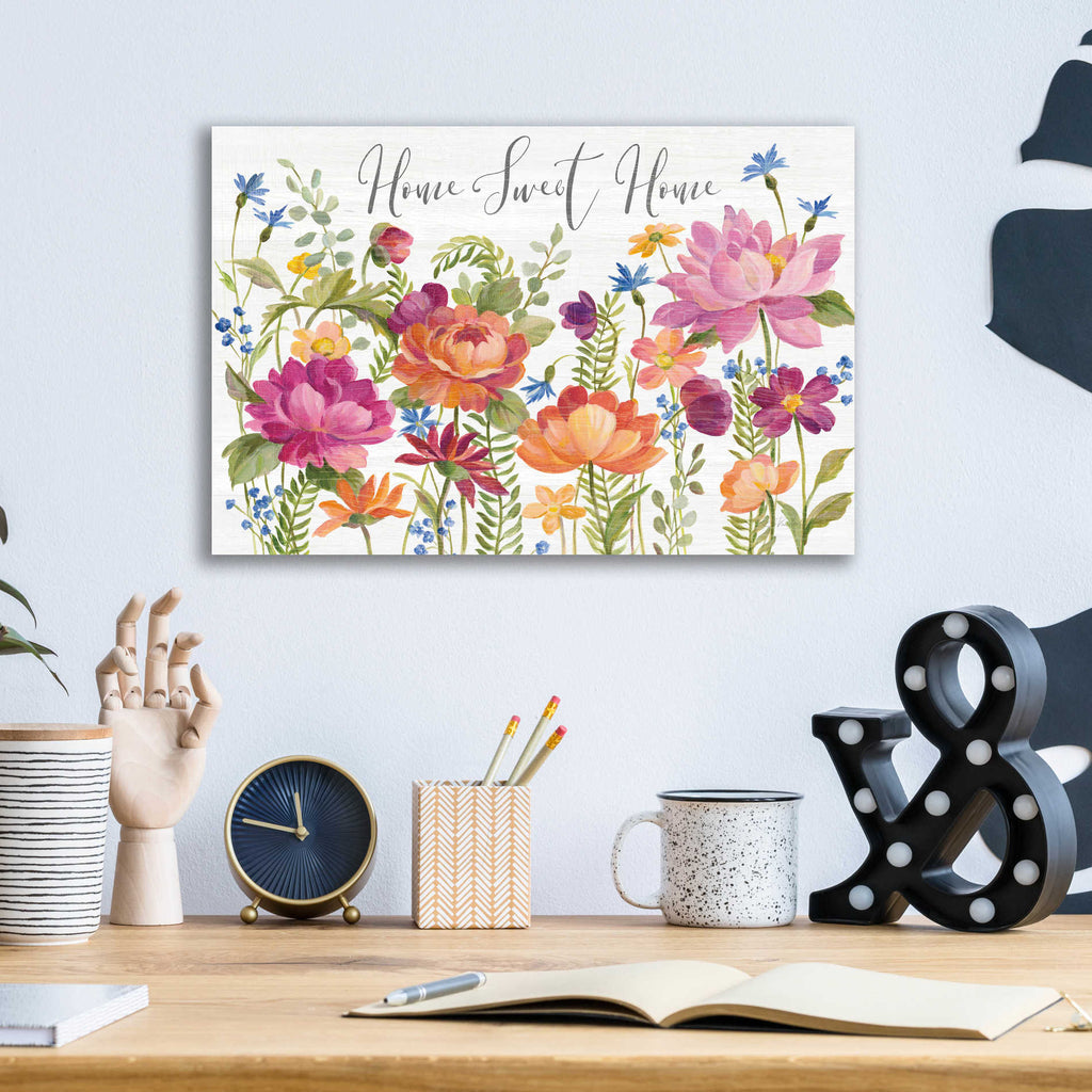 Epic Art 'Garden Party V' by Silvia Vassileva, Acrylic Glass Wall Art,16x12