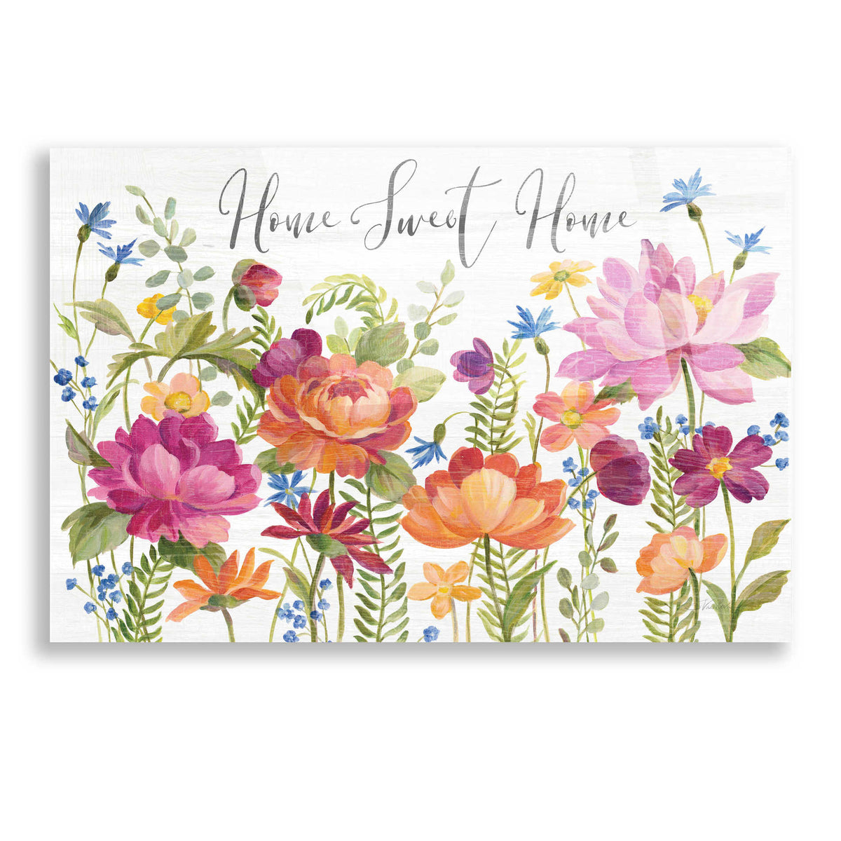 Epic Art 'Garden Party V' by Silvia Vassileva, Acrylic Glass Wall Art