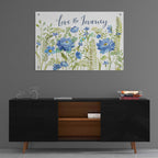Epic Art 'Botanical Blue II' by Silvia Vassileva, Acrylic Glass Wall Art,36x24