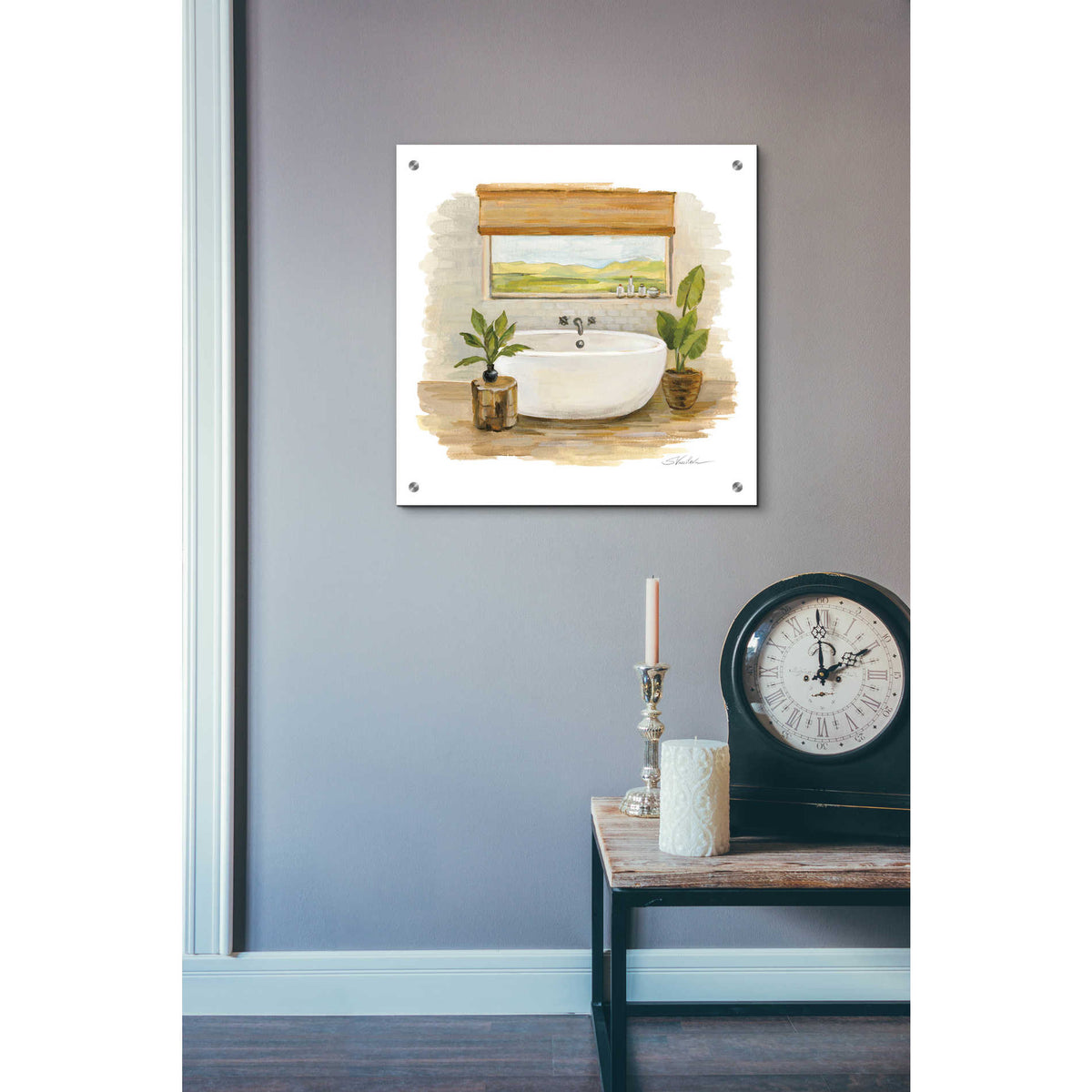 Epic Art 'Sunny Spa II' by Silvia Vassileva, Acrylic Glass Wall Art,24x24
