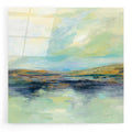 Epic Art 'Golden Fields by the River' by Silvia Vassileva, Acrylic Glass Wall Art