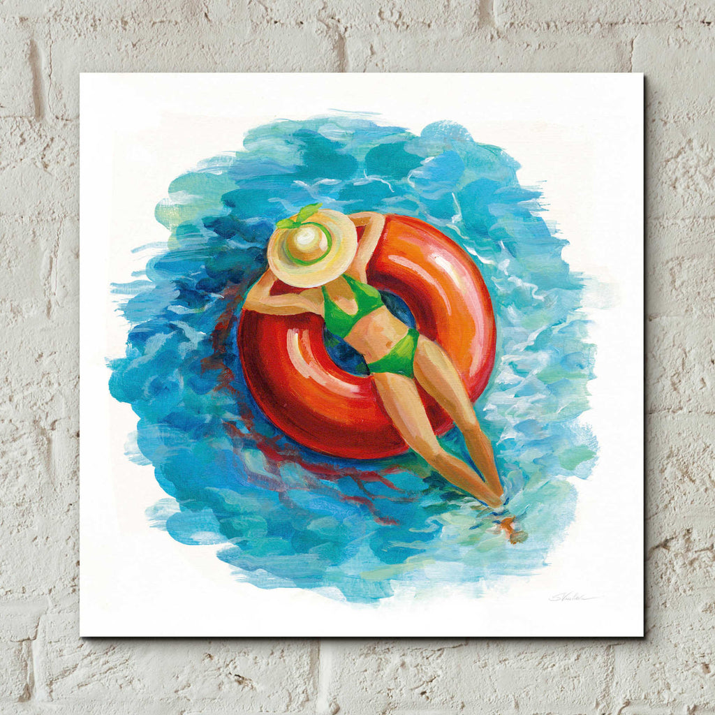 Epic Art 'Sunbather I' by Silvia Vassileva, Acrylic Glass Wall Art,12x12