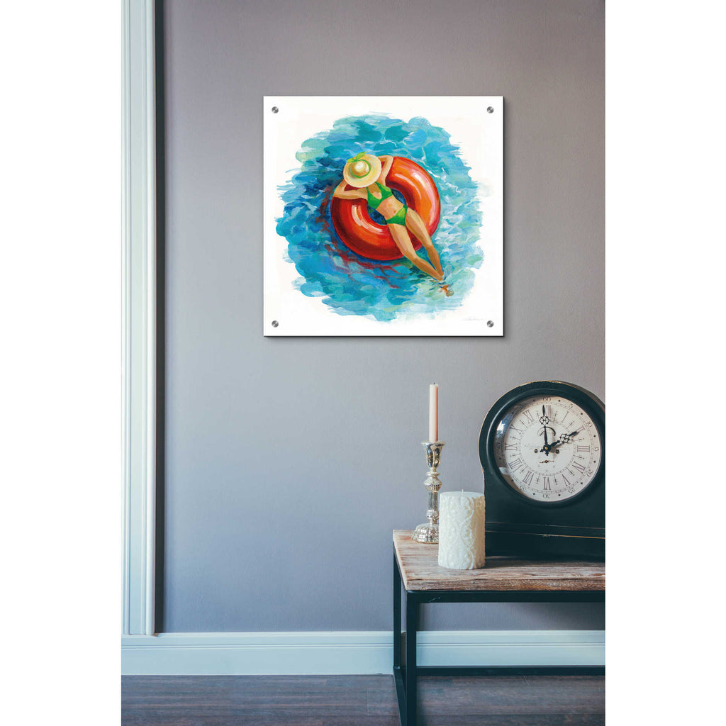 Epic Art 'Sunbather I' by Silvia Vassileva, Acrylic Glass Wall Art,24x24