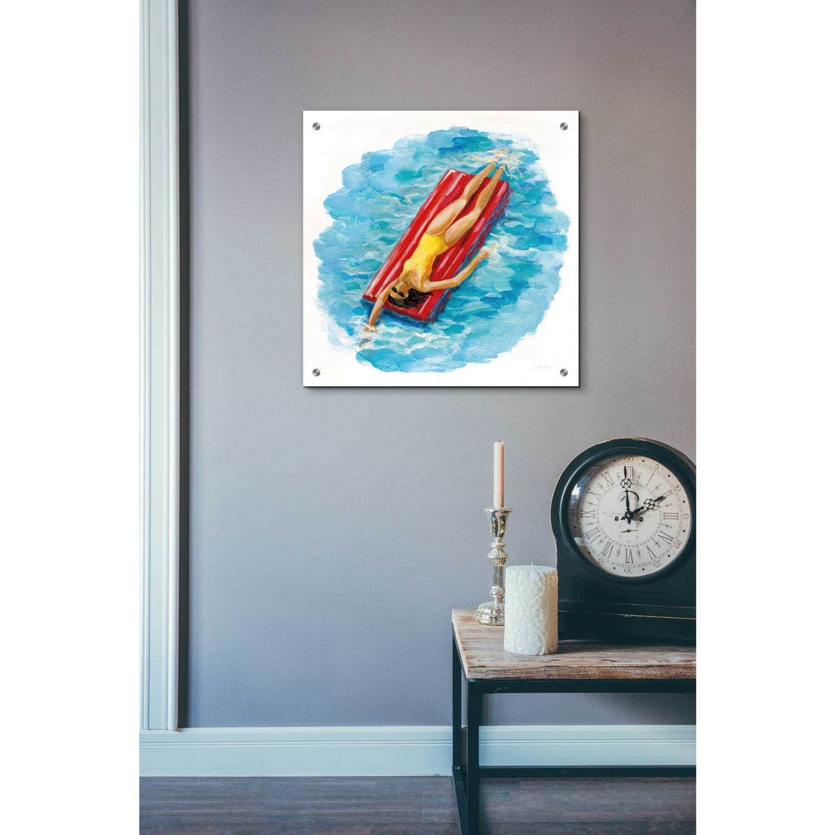 Epic Art 'Sunbather II' by Silvia Vassileva, Acrylic Glass Wall Art,24x24