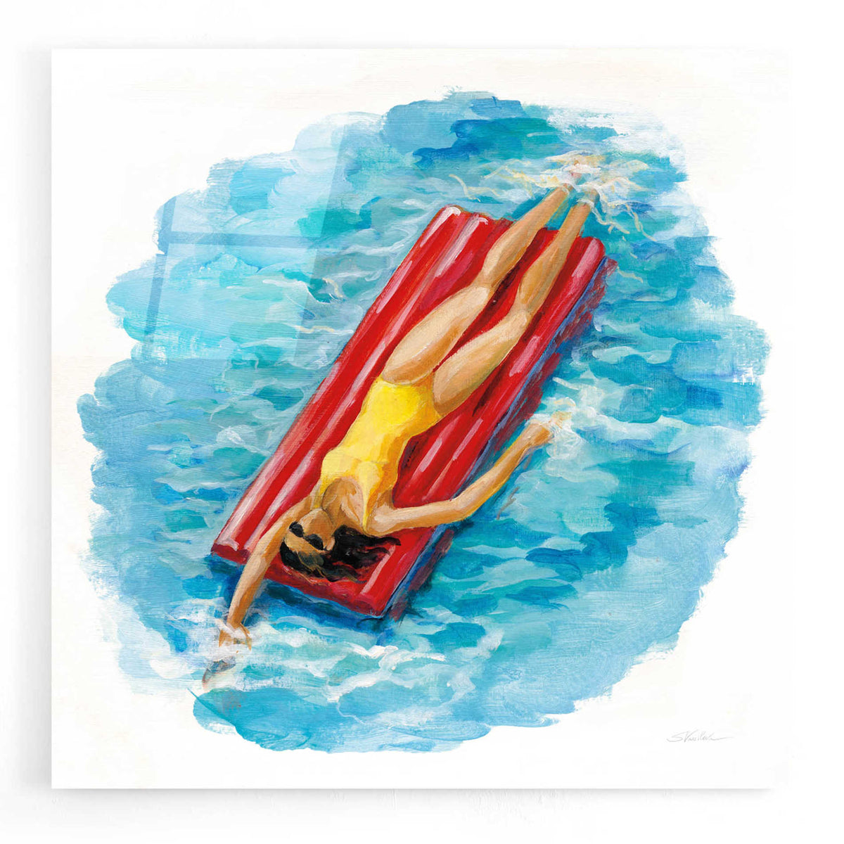 Epic Art 'Sunbather II' by Silvia Vassileva, Acrylic Glass Wall Art