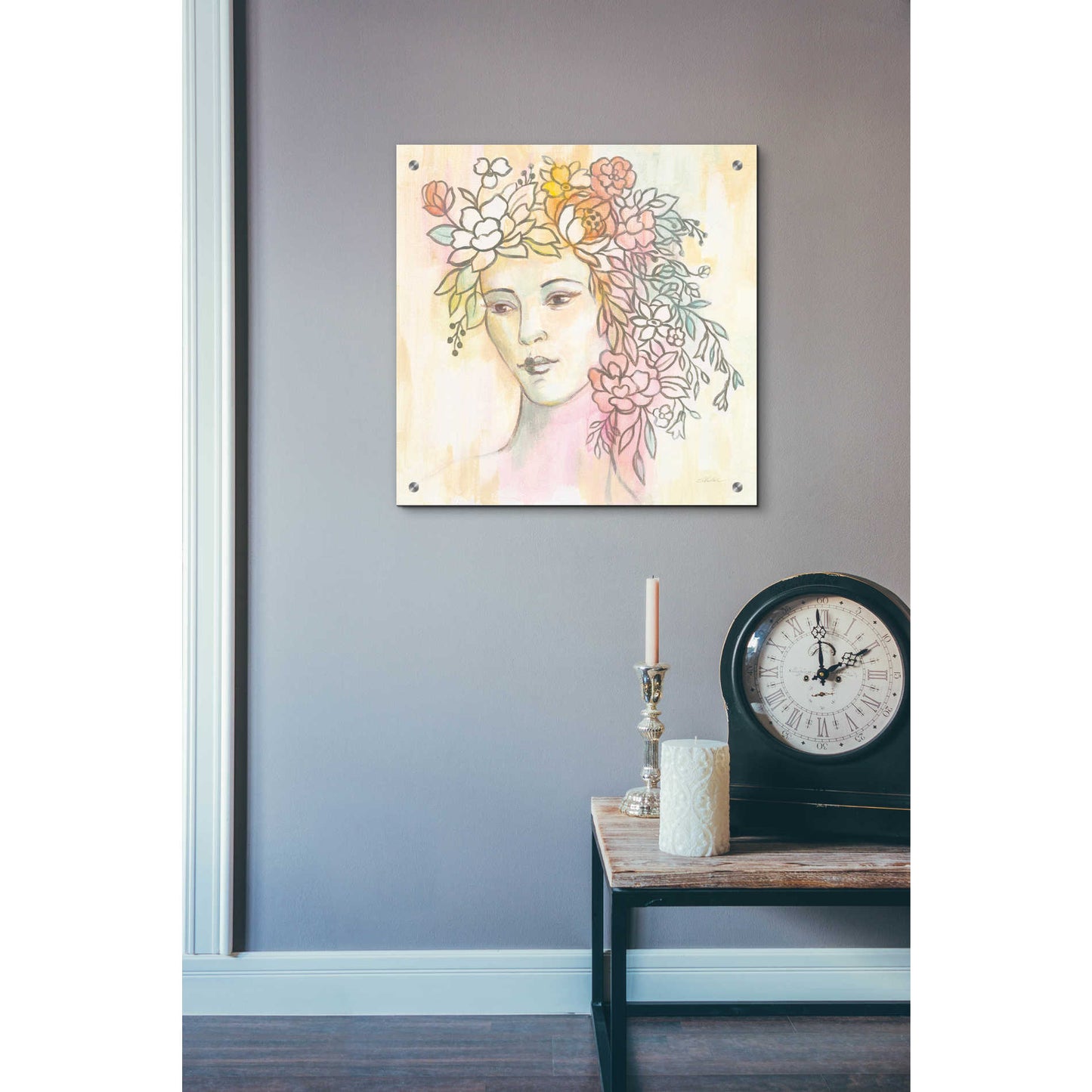 Epic Art 'Primavera' by Silvia Vassileva, Acrylic Glass Wall Art,24x24