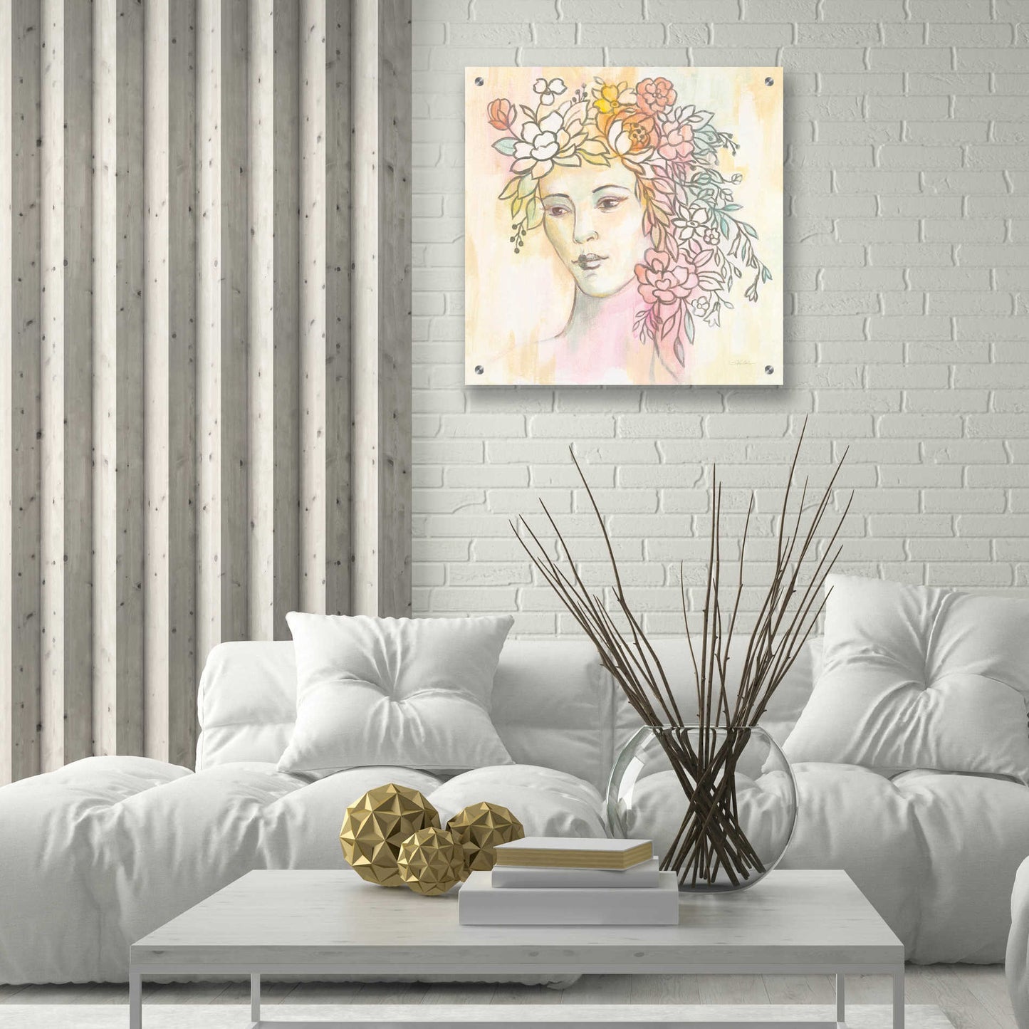 Epic Art 'Primavera' by Silvia Vassileva, Acrylic Glass Wall Art,24x24