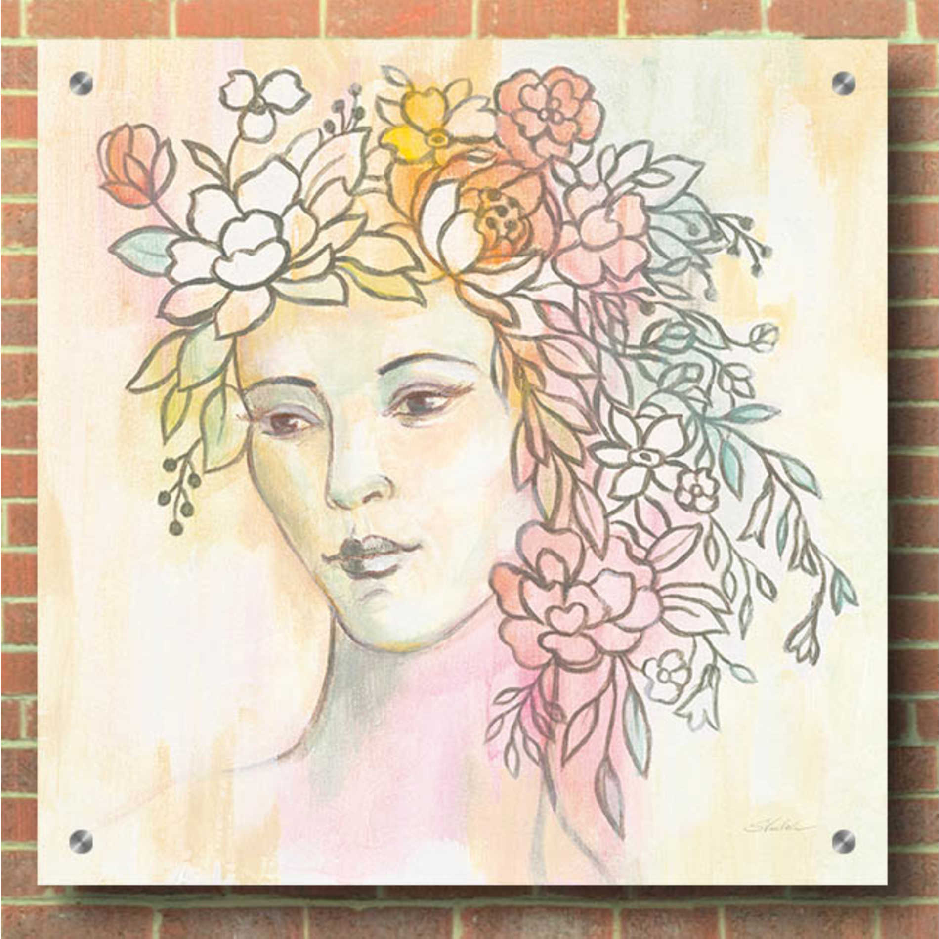 Epic Art 'Primavera' by Silvia Vassileva, Acrylic Glass Wall Art,36x36