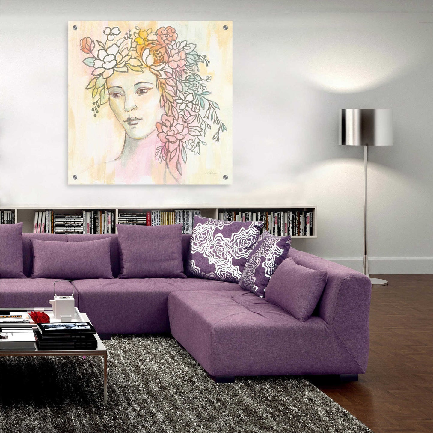 Epic Art 'Primavera' by Silvia Vassileva, Acrylic Glass Wall Art,36x36