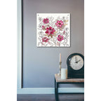 Epic Art 'Magenta Flower Lace I' by Silvia Vassileva, Acrylic Glass Wall Art,24x24
