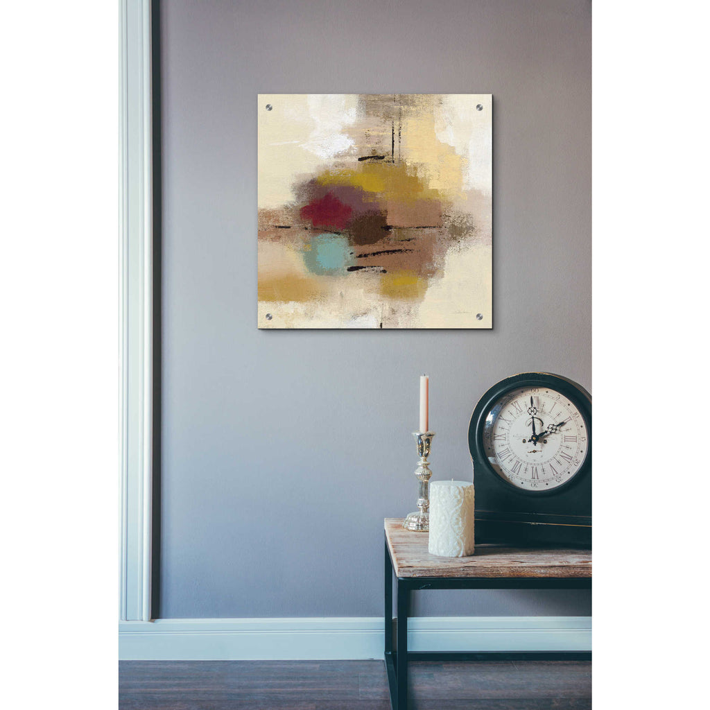 Epic Art 'Morello Cherry Abstract I' by Silvia Vassileva, Acrylic Glass Wall Art,24x24