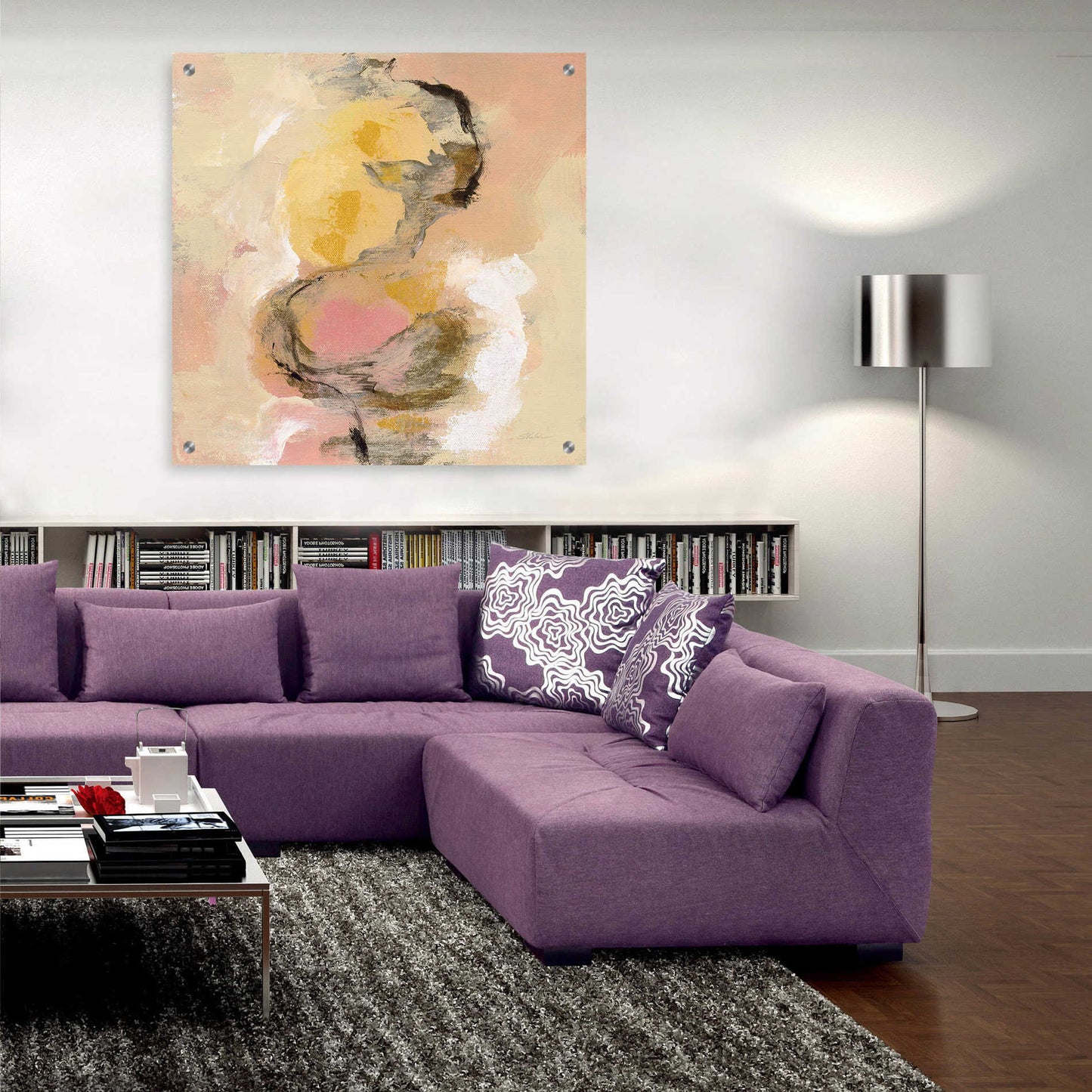 Epic Art 'Peony Aroma I' by Silvia Vassileva, Acrylic Glass Wall Art,36x36