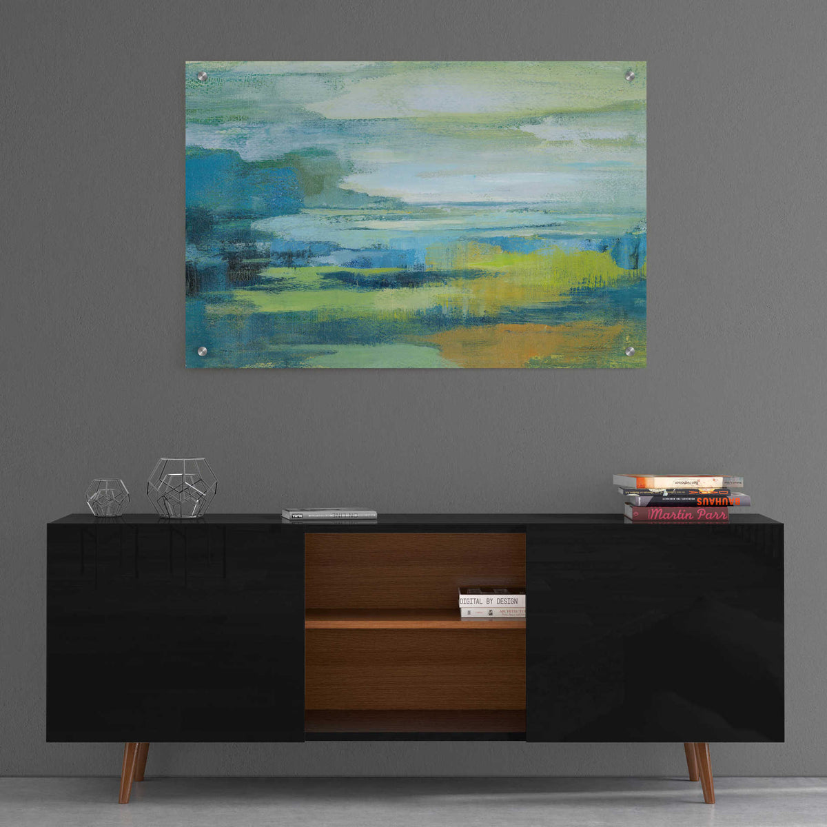 Epic Art 'Early Spring Lake' by Silvia Vassileva, Acrylic Glass Wall Art,36x24