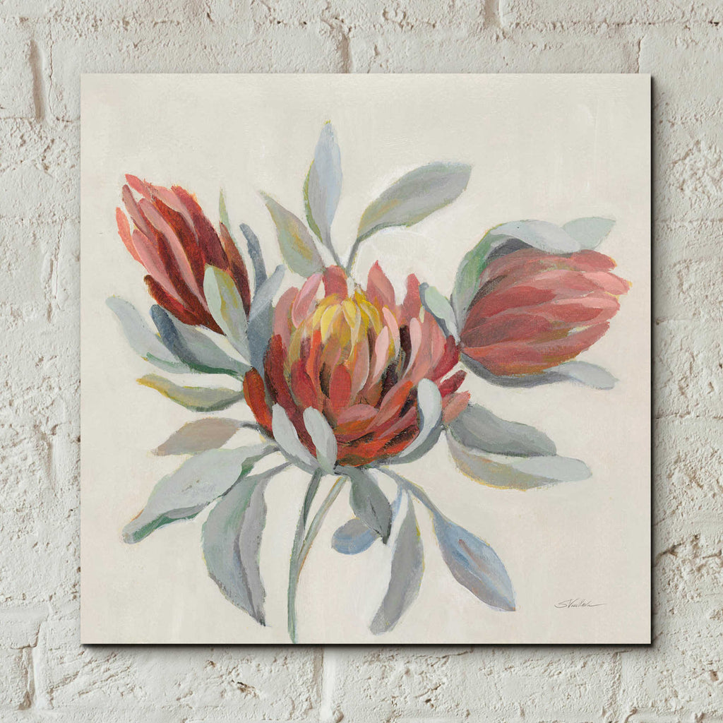 Epic Art 'Field Bloom I' by Silvia Vassileva, Acrylic Glass Wall Art,12x12