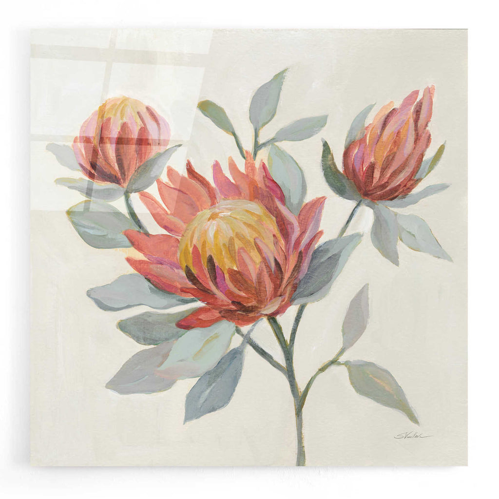 Epic Art 'Field Bloom II' by Silvia Vassileva, Acrylic Glass Wall Art