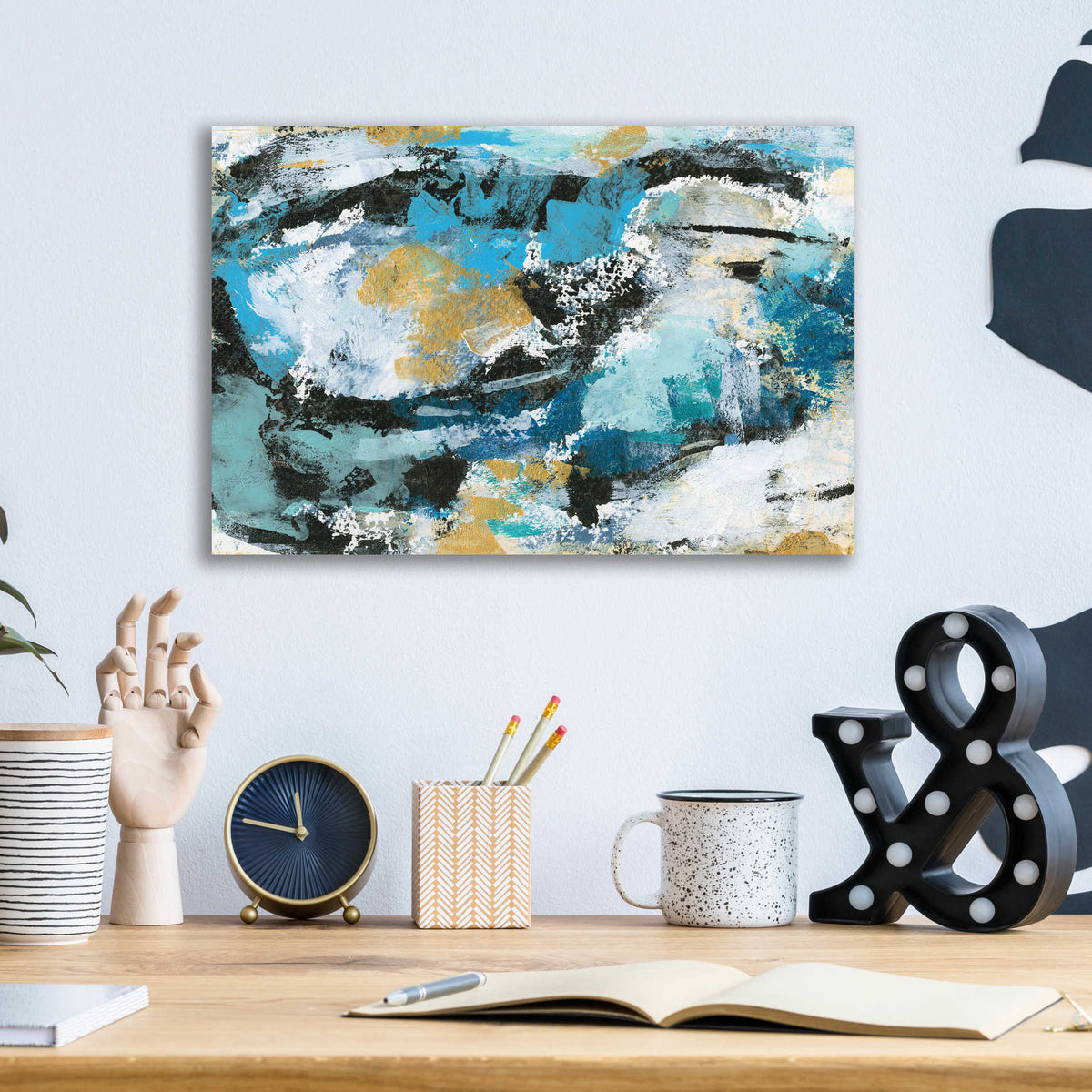 Epic Art 'Impromptu I' by Silvia Vassileva, Acrylic Glass Wall Art,16x12