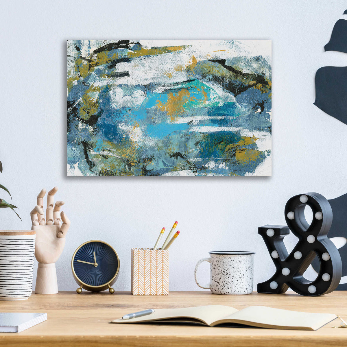 Epic Art 'Impromptu II' by Silvia Vassileva, Acrylic Glass Wall Art,16x12