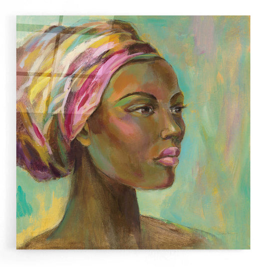 Epic Art 'African Woman I' by Silvia Vassileva, Acrylic Glass Wall Art