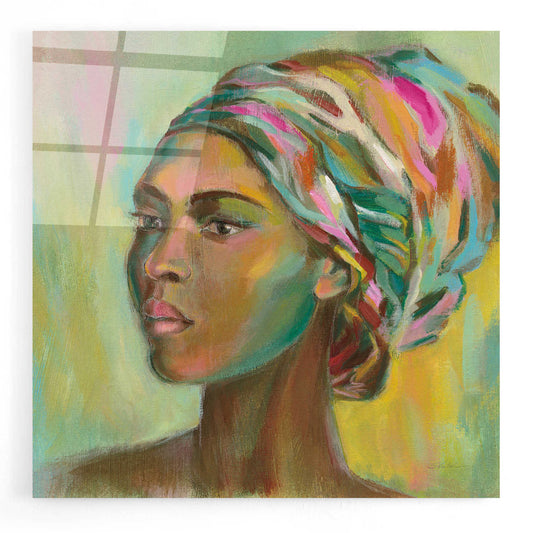 Epic Art 'African Woman II' by Silvia Vassileva, Acrylic Glass Wall Art
