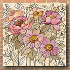 Epic Art 'Spring Lace Floral I' by Silvia Vassileva, Acrylic Glass Wall Art,36x36